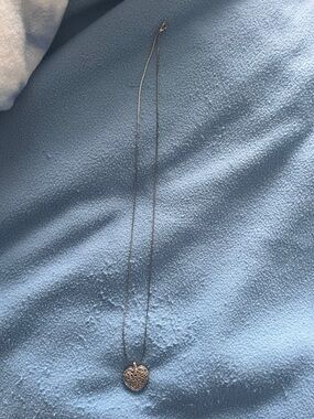 Silver Heart Pendant Necklace